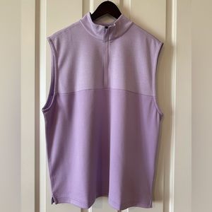 FootJoy Heather Yoke Half-Zip Vest